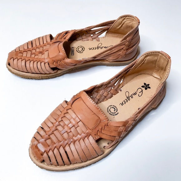 Emageen Shoes - Authentic Mexican Leather Sandals 21 cm